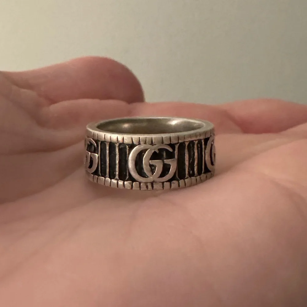 Sterling Silver GG Marmont Ring - Picture 2 of 3